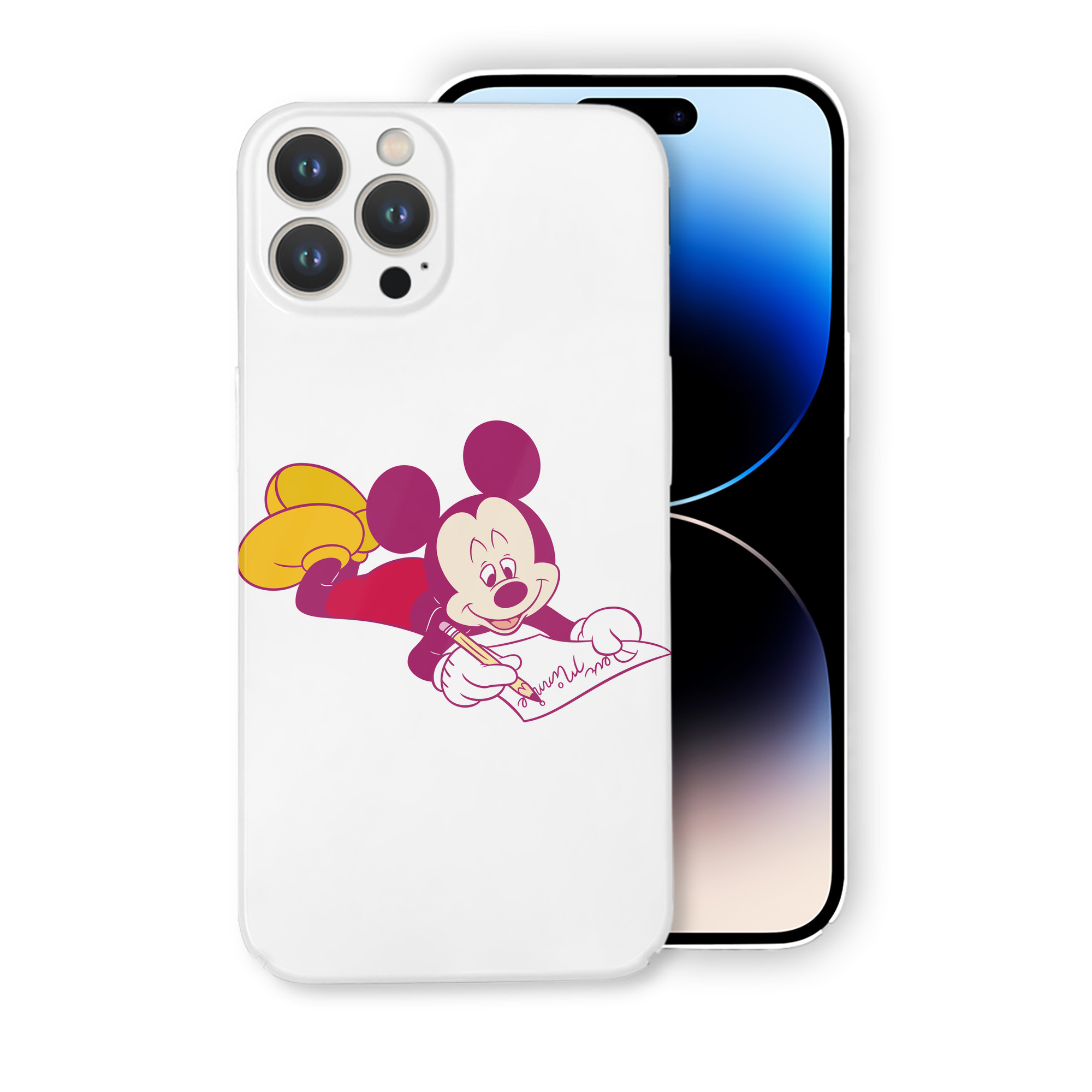 （画像用） ミッキーマウス Mickey Mouse 【iPhone 14シリーズ対応】ハードケース